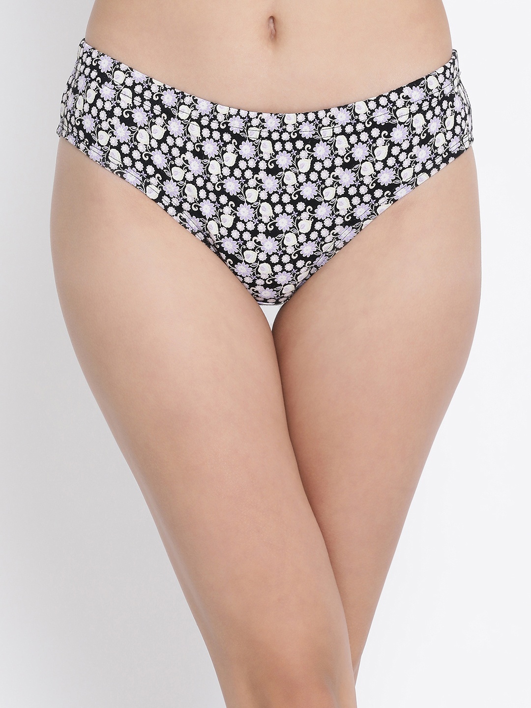 

Clovia Women Black & White Printed Hipster Briefs PN2912P13XL