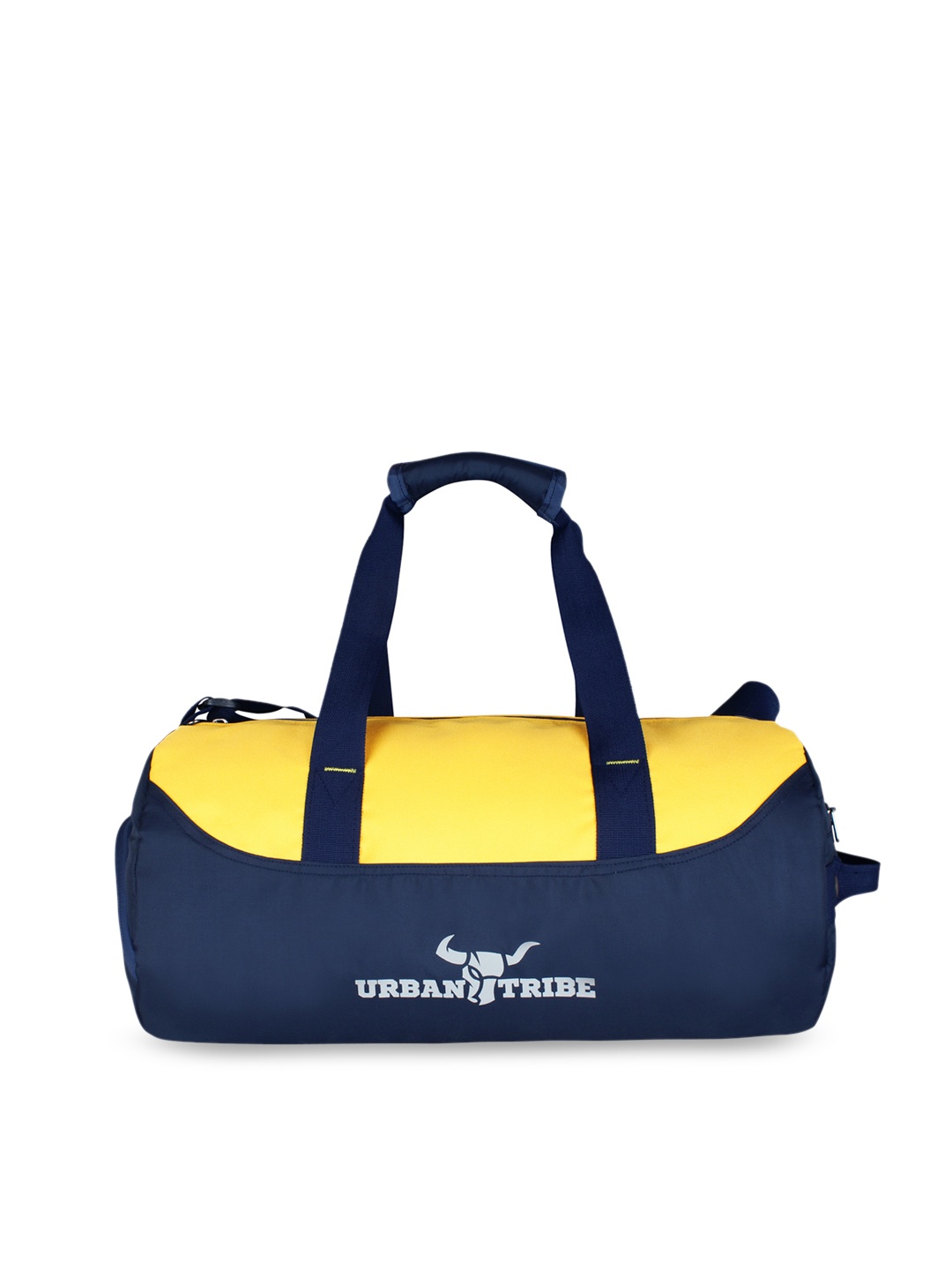 Urban Tribe Bolt Navy Blue & Yellow Gym Duffel Bag