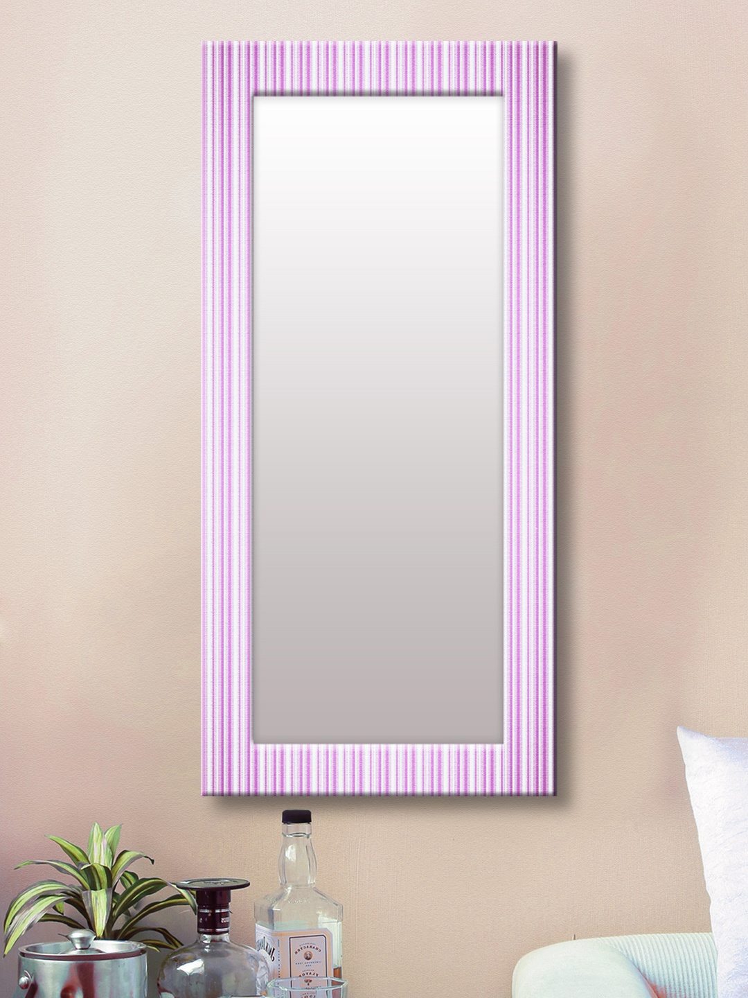 

999Store Violet Framed Wall Mirror