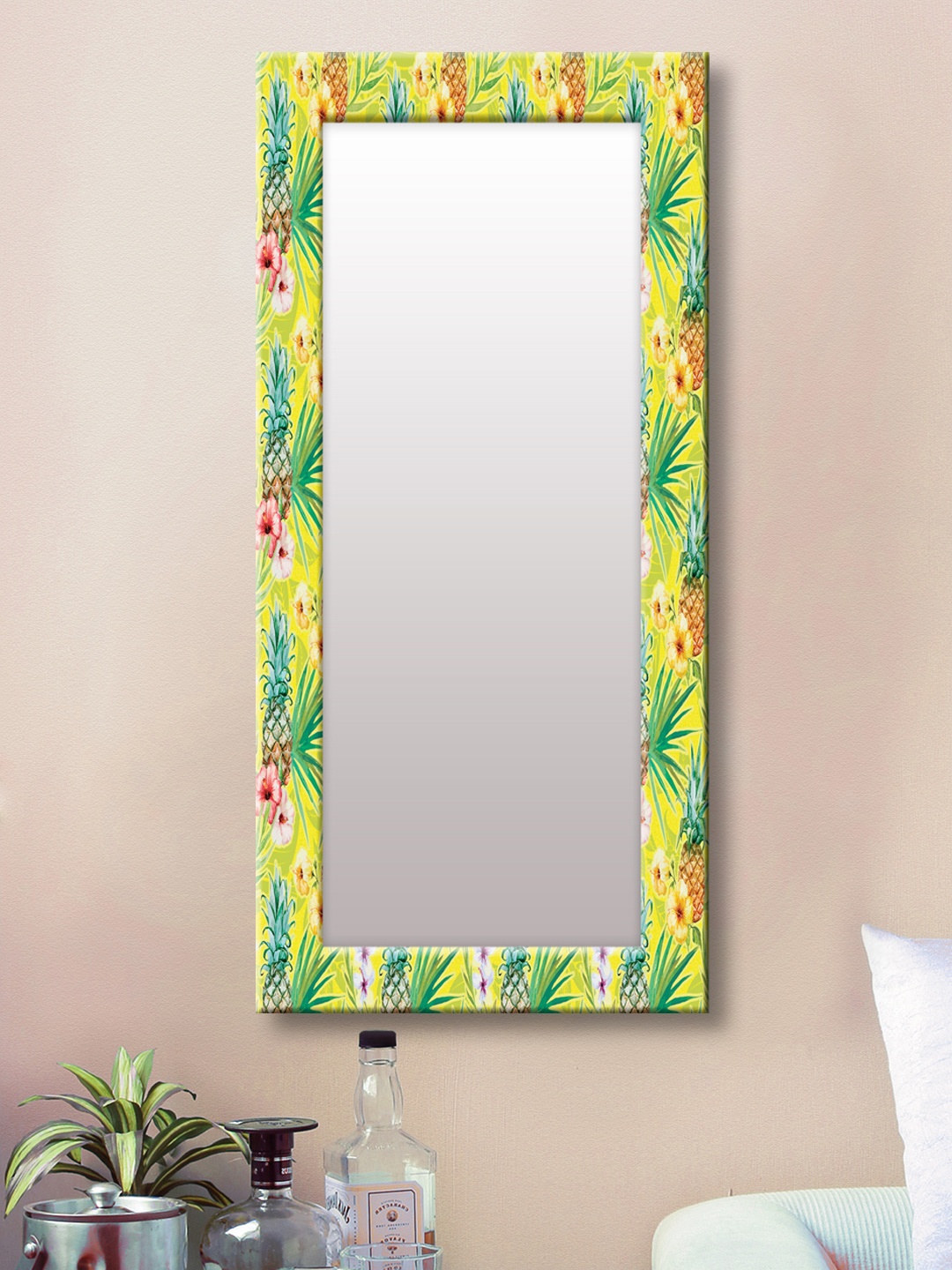 

999Store Multicoloured Framed Wall Mirror, Multi