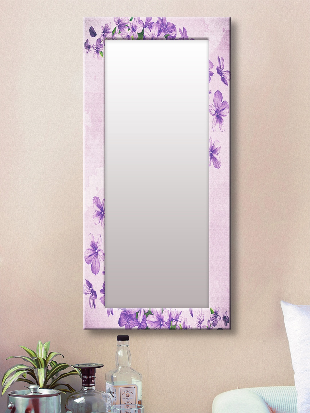 

999Store Violet Framed Wall Mirror