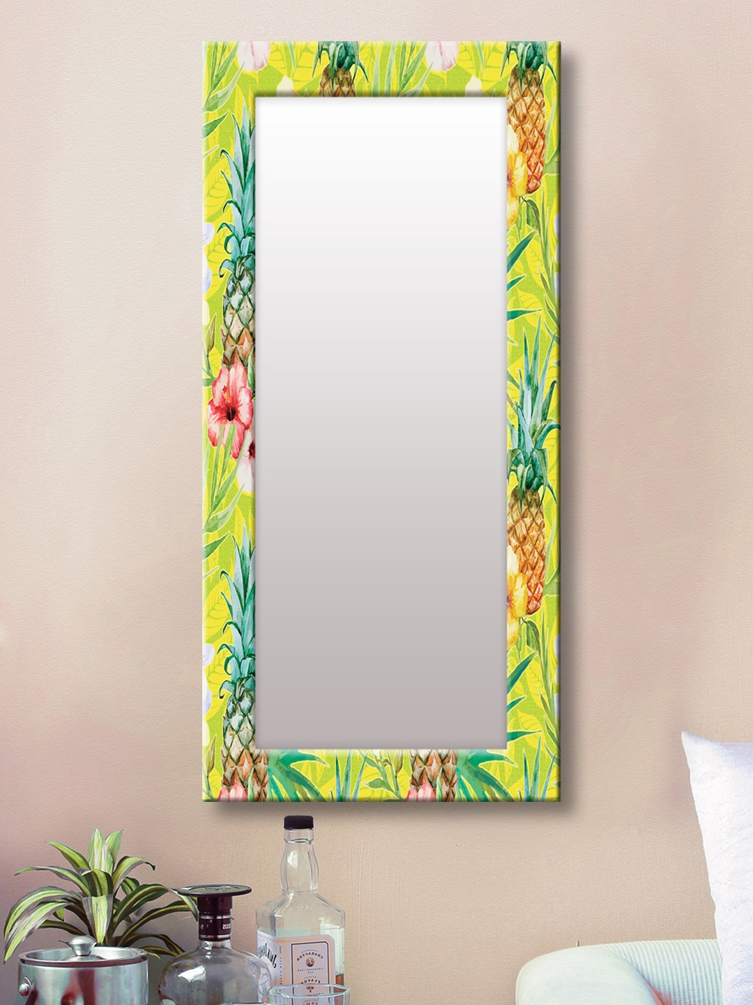 

999Store Multicoloured Framed Wall Mirror, Multi