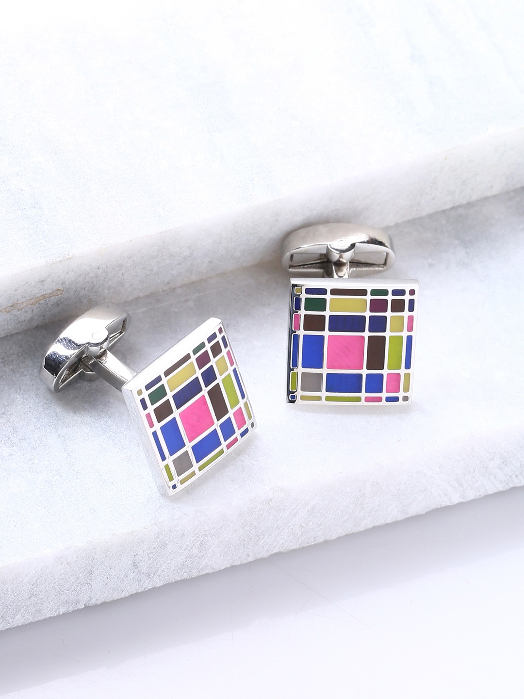 

Tistabene Multicoloured Square Cufflinks, Multi