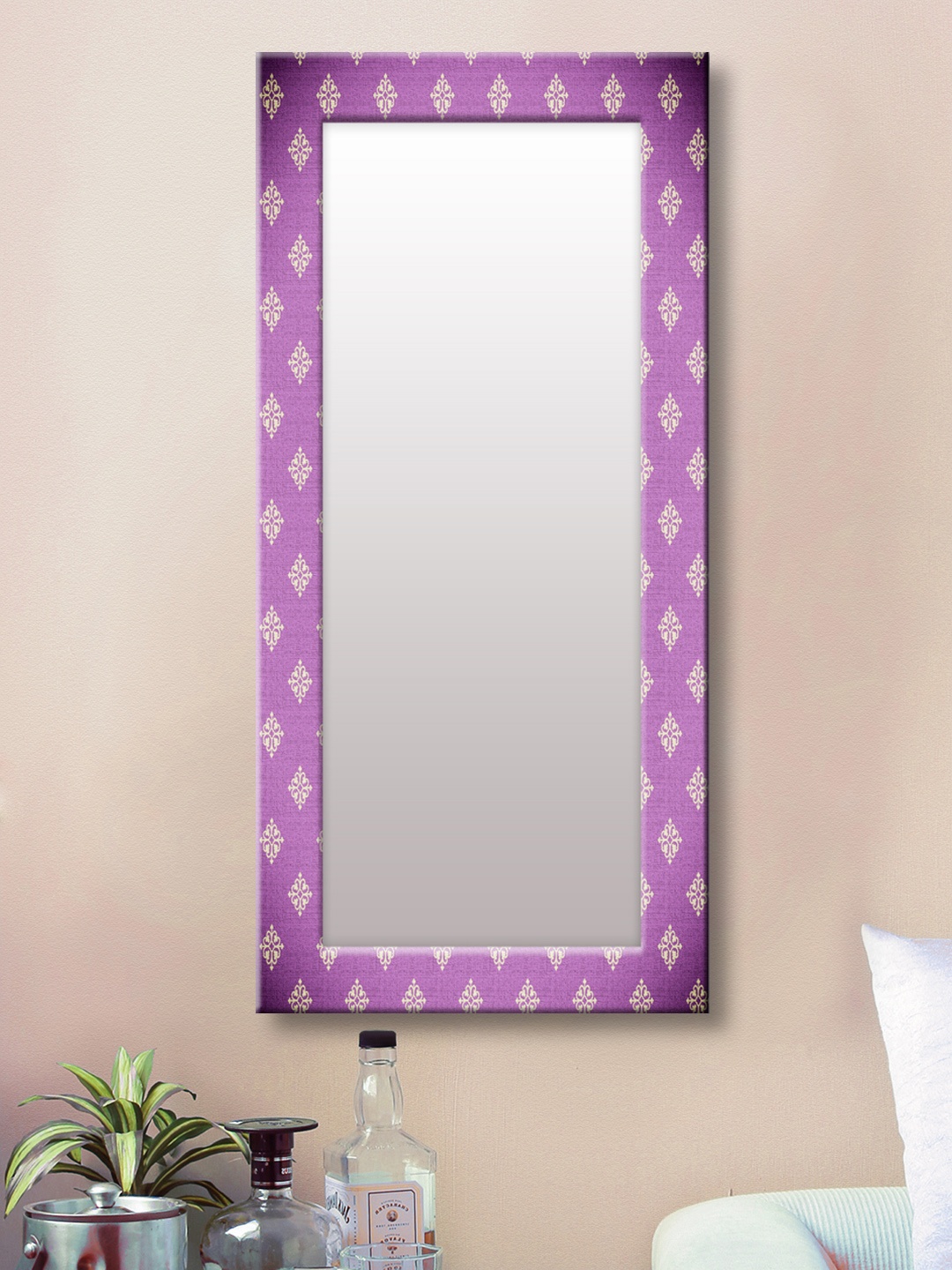 

999Store Violet Framed Wall Mirror