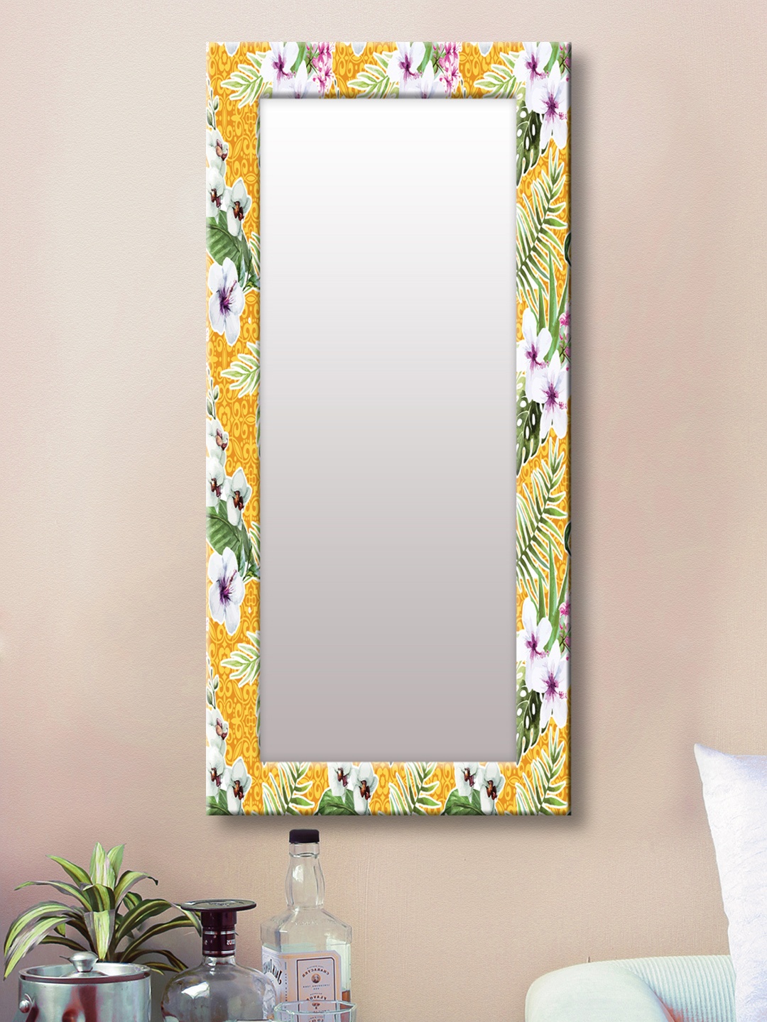 

999Store Multicoloured Framed Wall Mirror, Multi