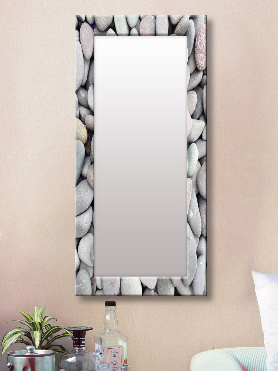 

999Store White Framed Wall Mirror