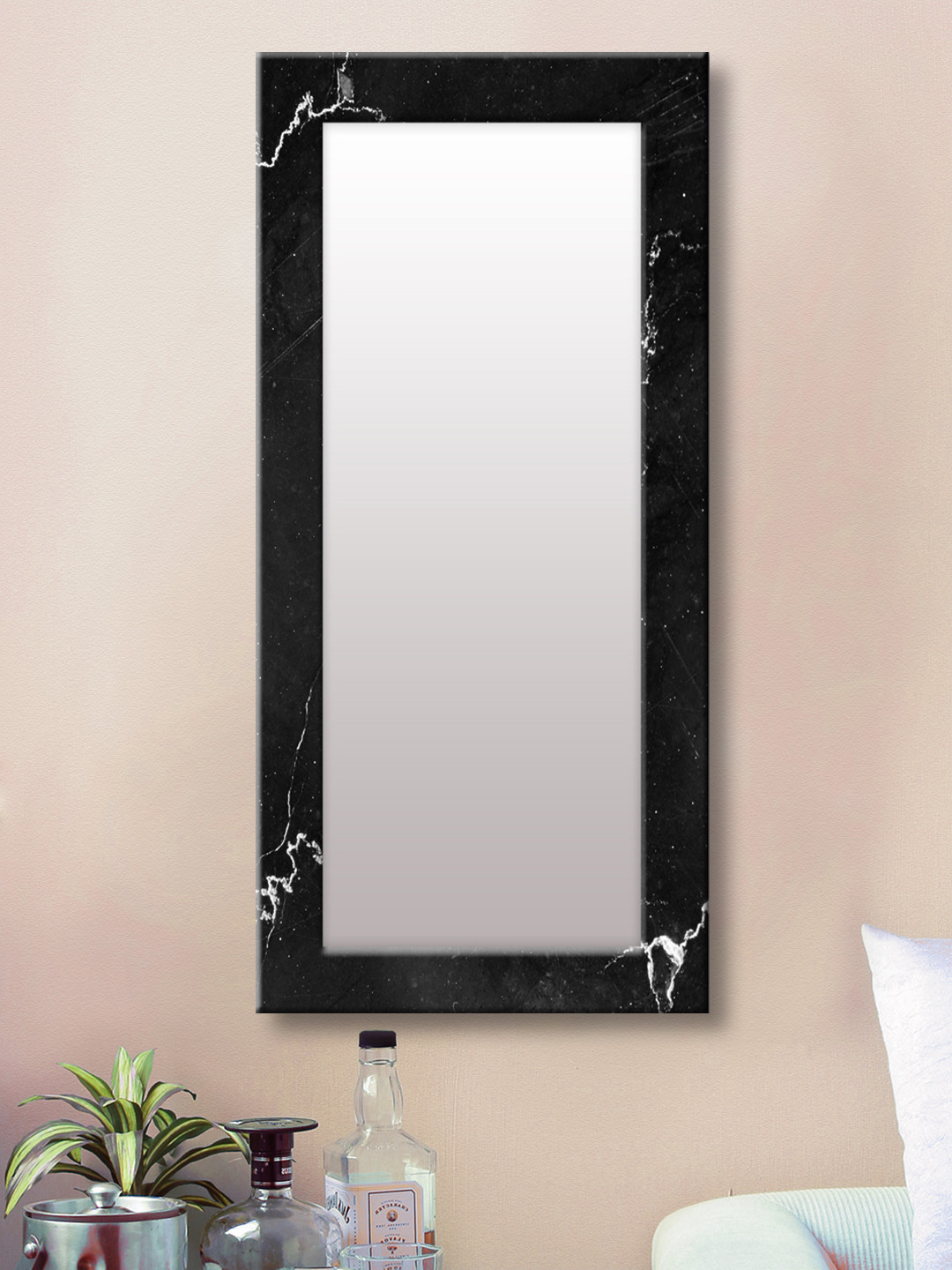 

999Store Black Framed Wall Mirror