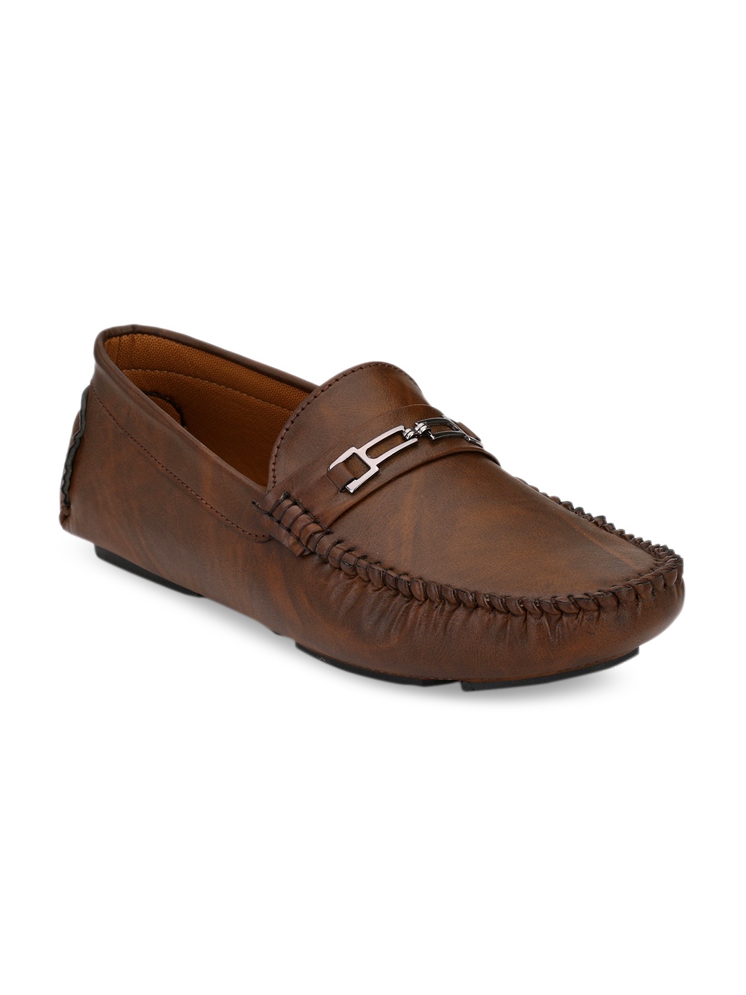 

John Karsun Men Brown Loafers