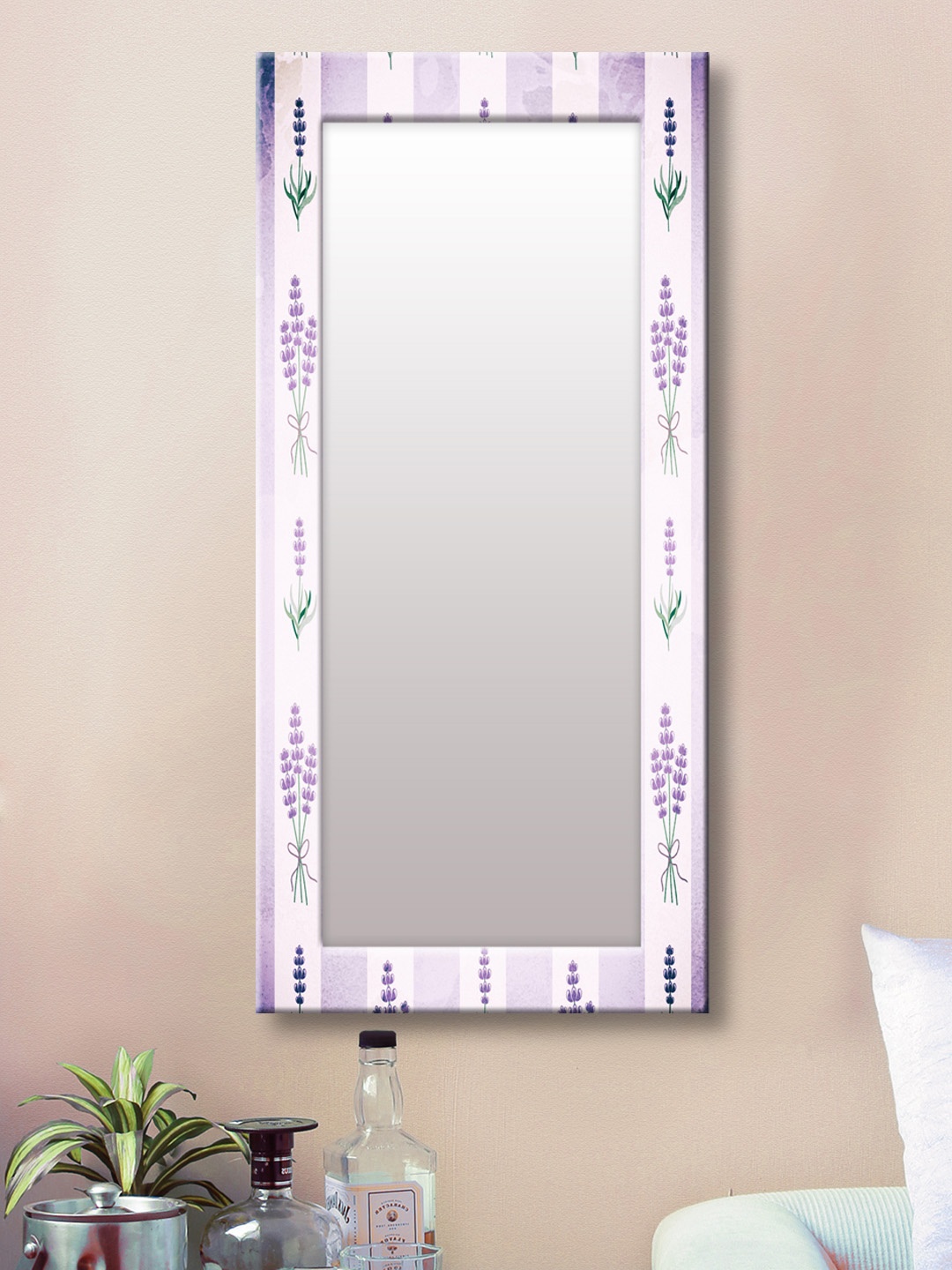 

999Store Violet Framed Wall Mirror