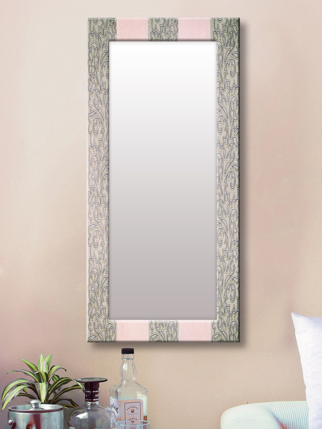 

999Store Green Framed Wall Mirror