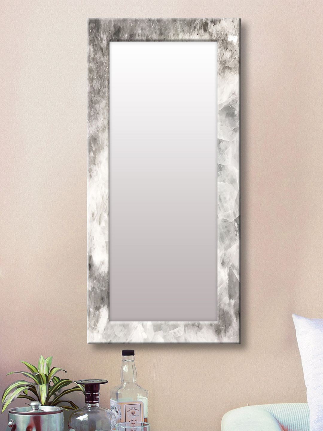 

999Store White Framed Wall Mirror