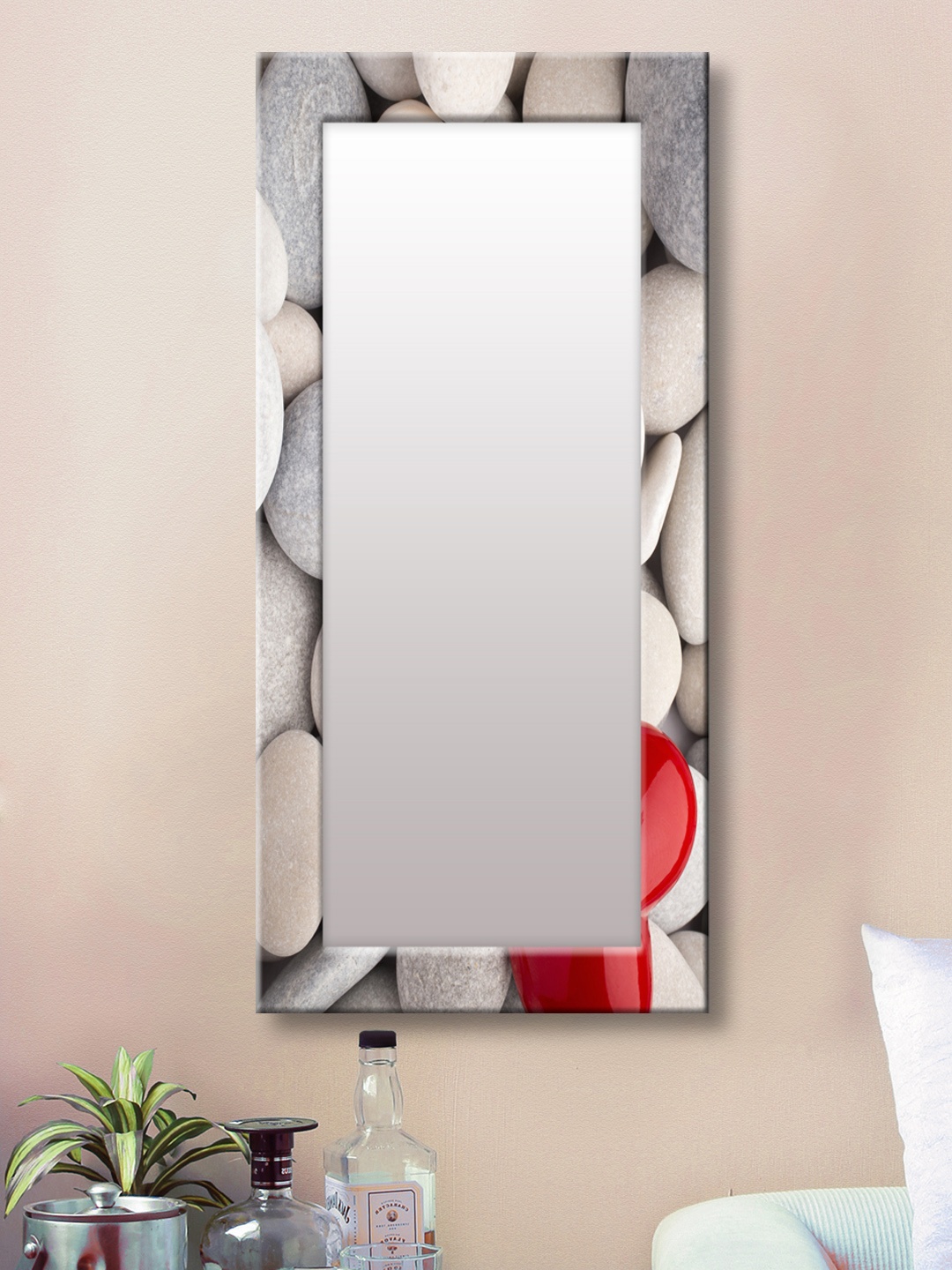 

999Store White Framed Wall Mirror
