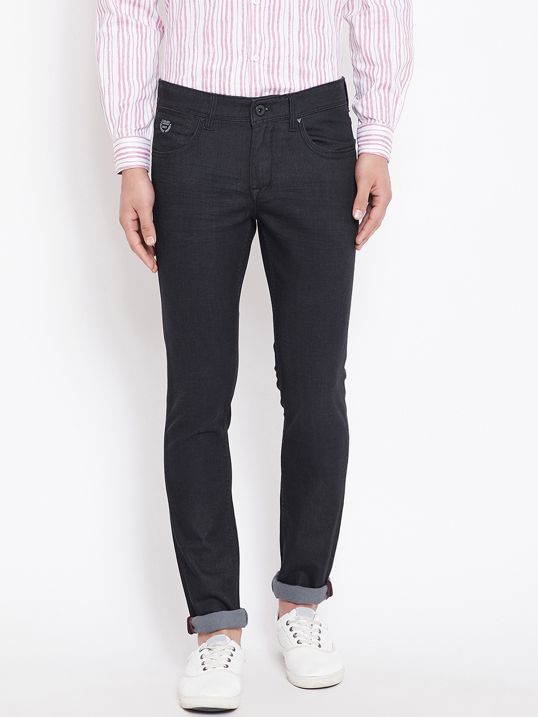 

Canary London Men Black Skinny Fit Mid-Rise Clean Look Stretchable Jeans