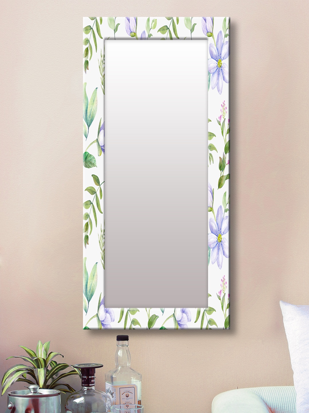 

999Store White Framed Wall Mirror