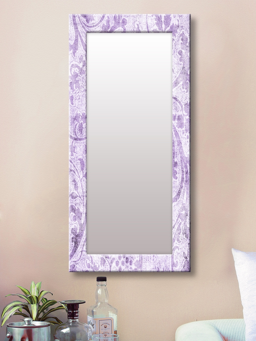 

999Store Violet Framed Wall Mirror