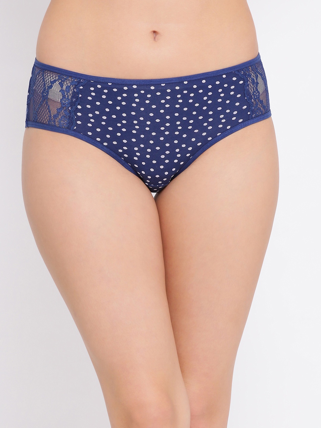 

Clovia Women Blue Self Design Hipster Briefs PN2911P08XL