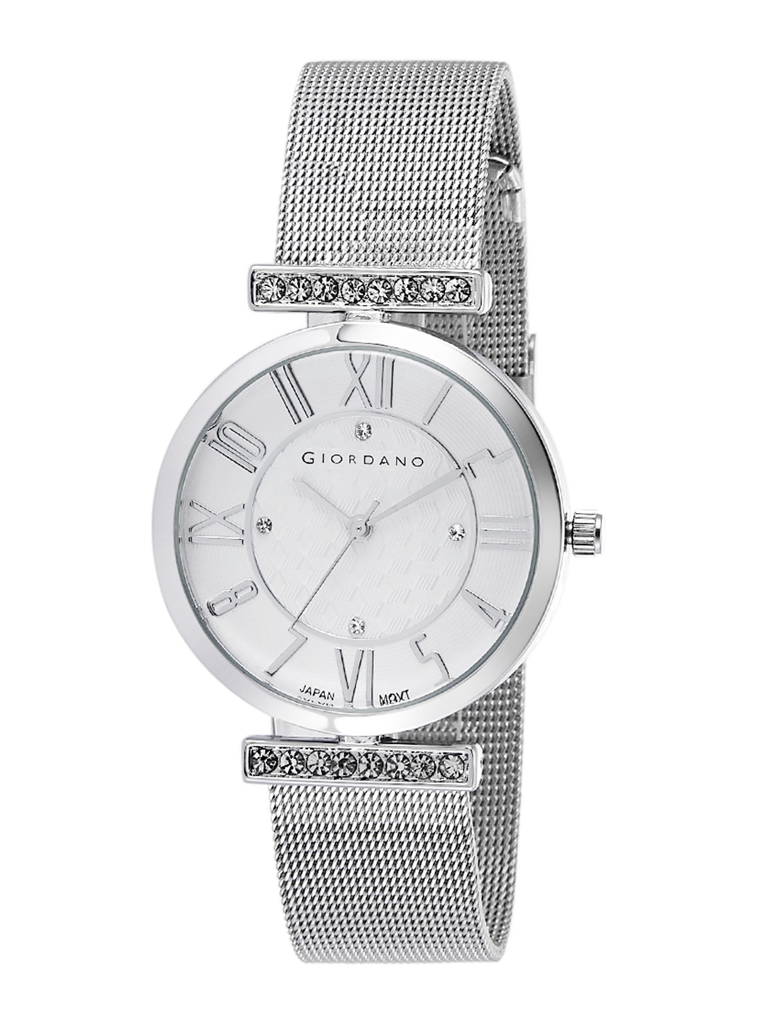 

GIORDANO Women Silver-Toned Analogue Watch C2149