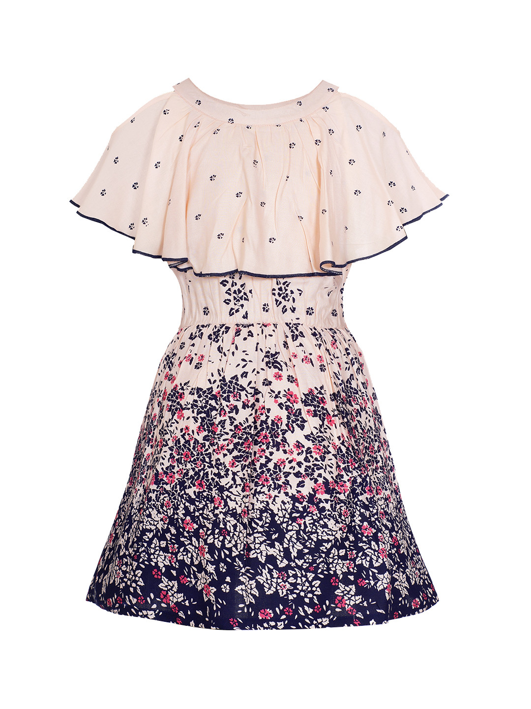 

Naughty Ninos Girls Pink Printed Fit and Flare Dress
