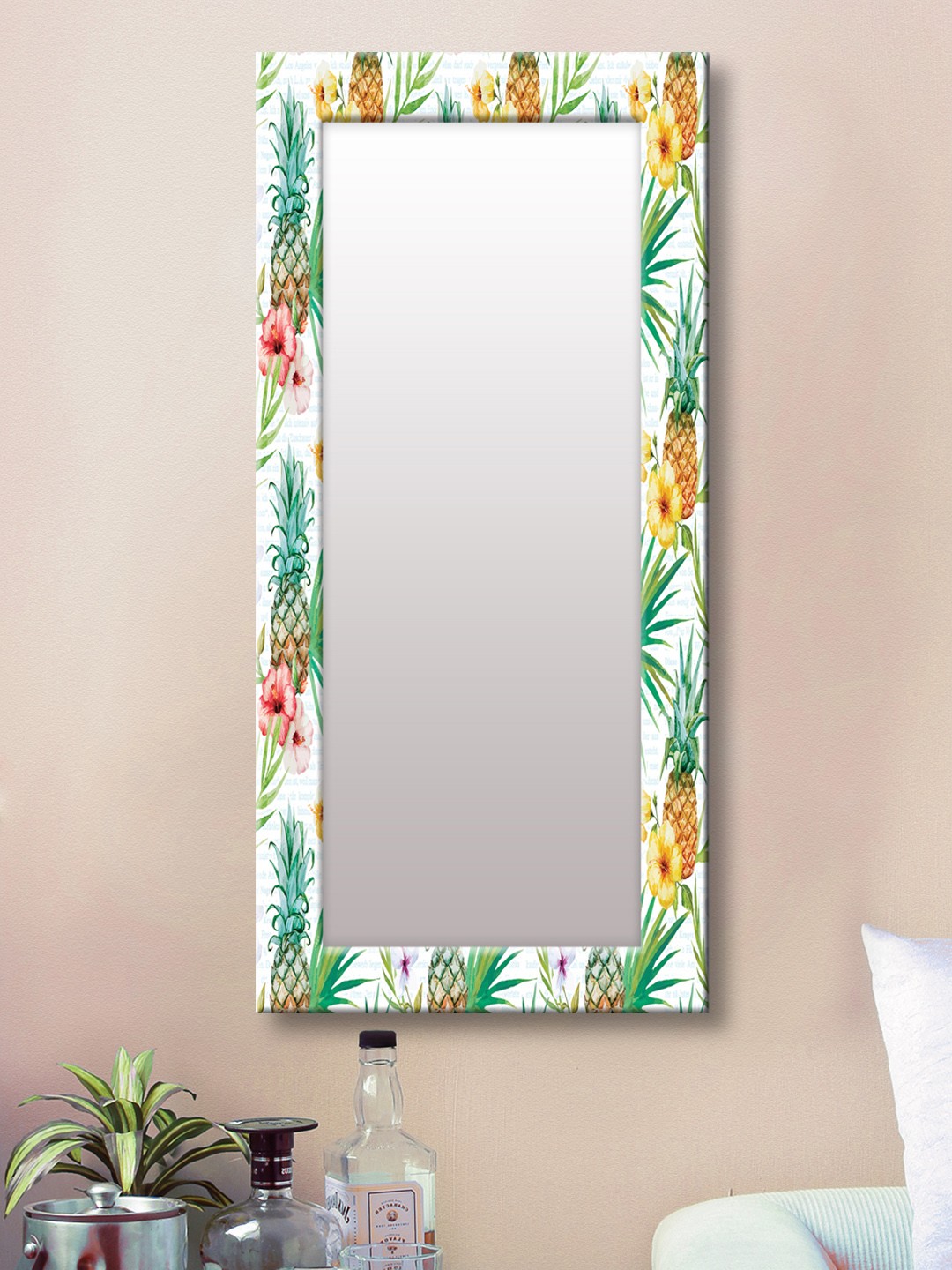 

999Store White Framed Wall Mirror