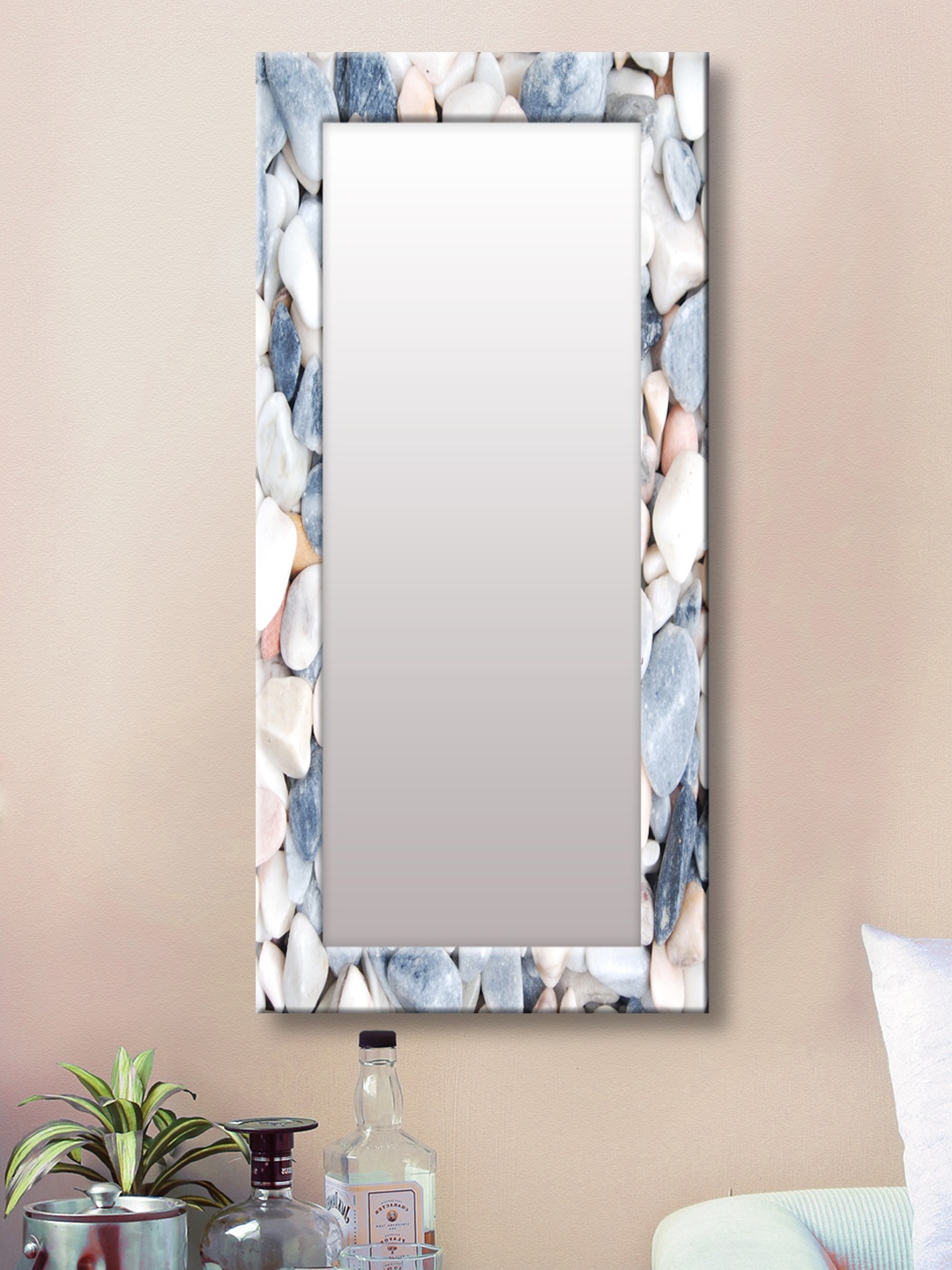 

999Store White Framed Wall Mirror