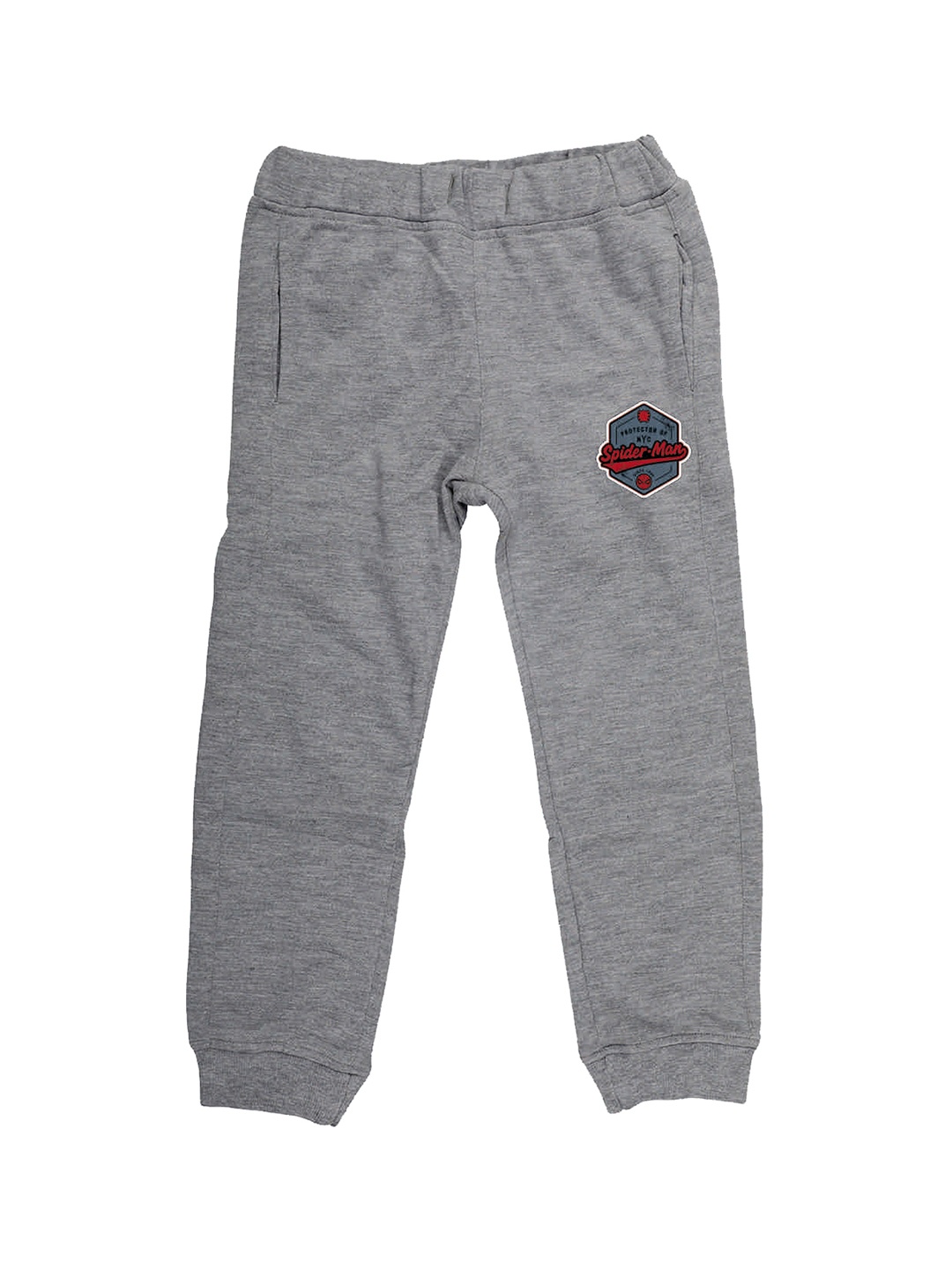 

Marvel by Wear Your Mind Unisex Grey Straight-Fit Joggers