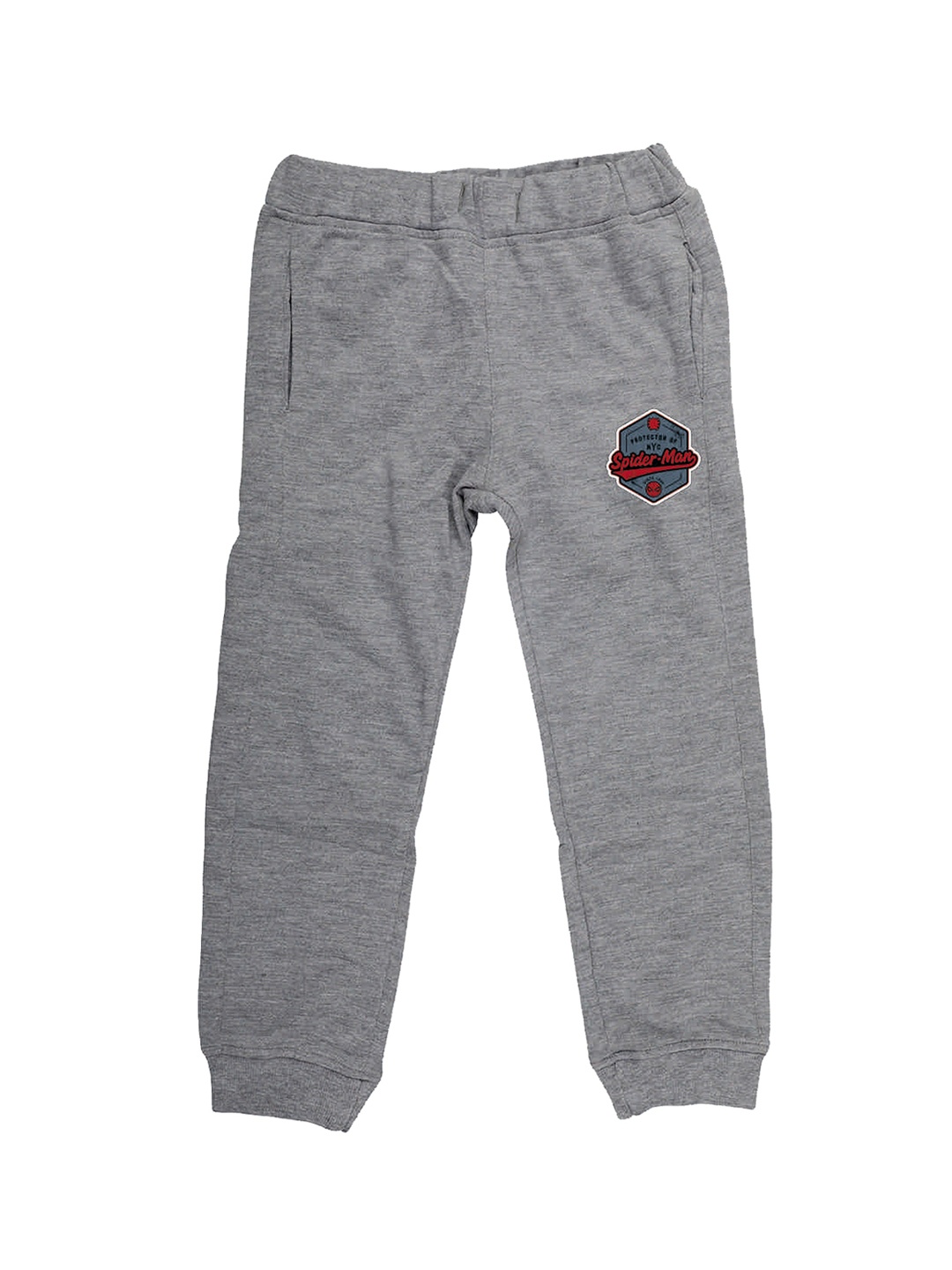 

Marvel by Wear Your Mind Unisex Grey Straight-Fit Joggers