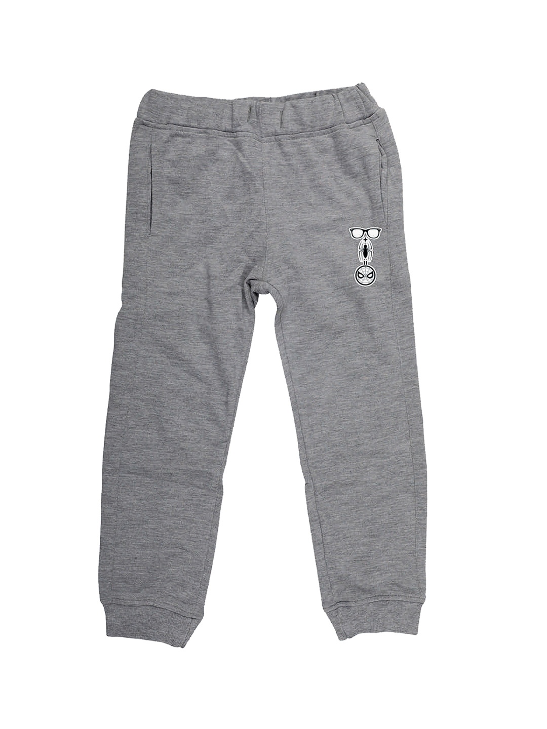 

Marvel by Wear Your Mind Unisex Grey Straight-Fit Joggers