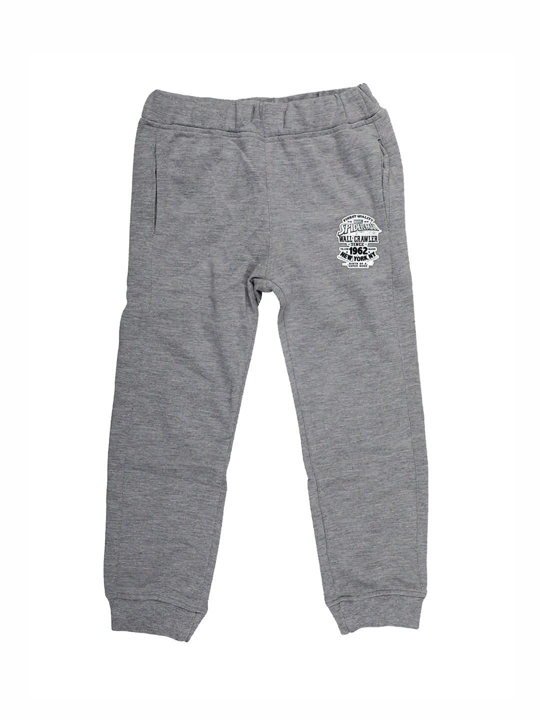 

Marvel by Wear Your Mind Unisex Grey Straight-Fit Joggers
