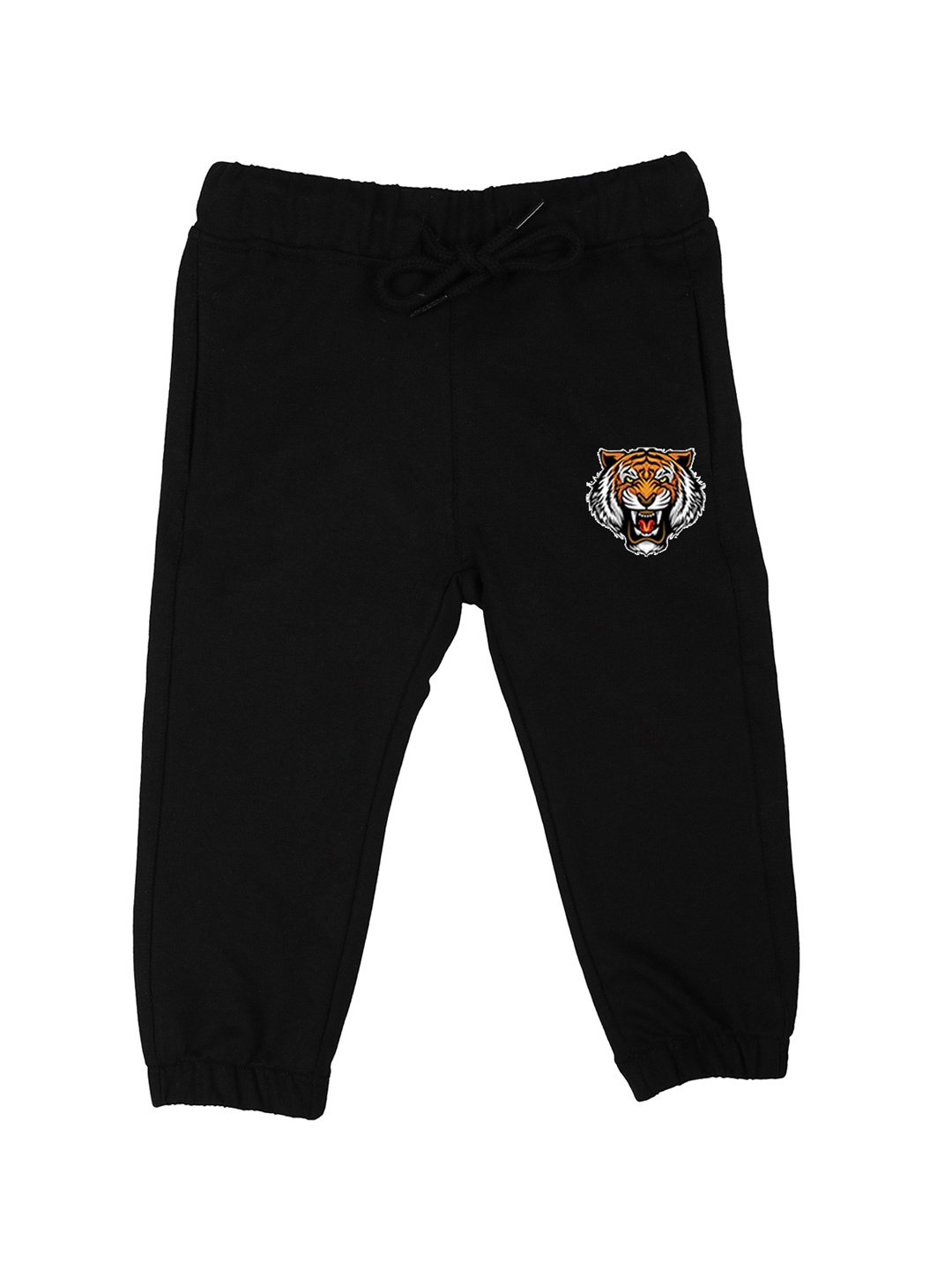 

Wear Your Mind Unisex Black Solid Straight Fit Joggers