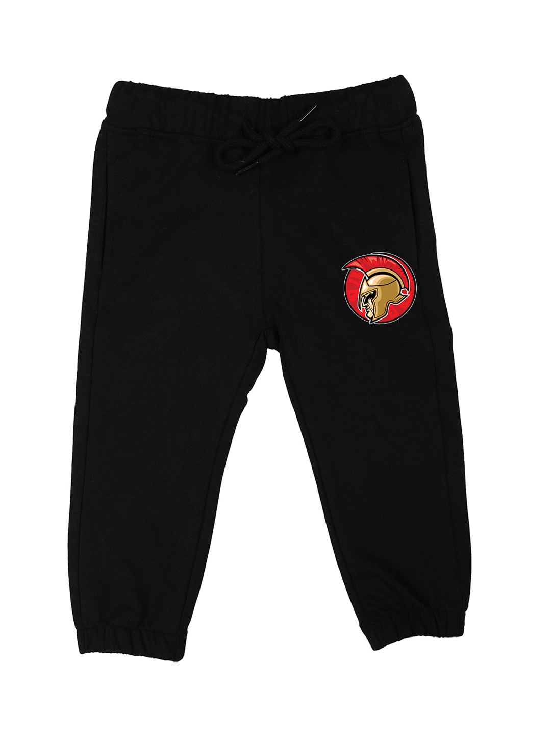 

Wear Your Mind Unisex Black Solid Straight Fit Joggers