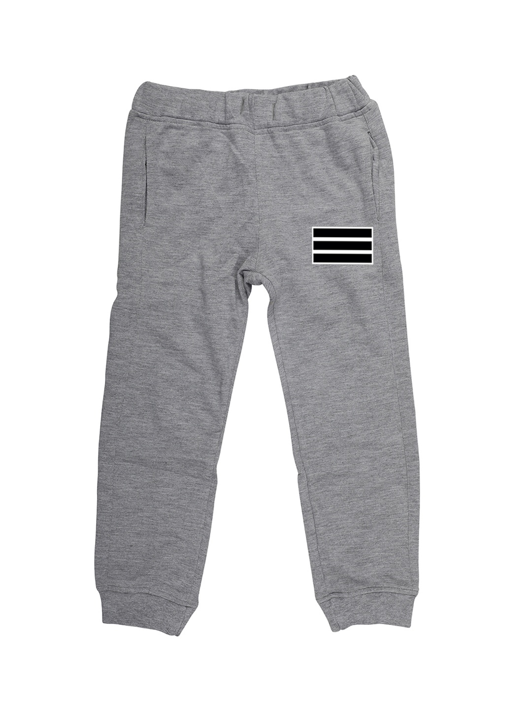 

Wear Your Mind Unisex Grey Solid Straight Fit Joggers