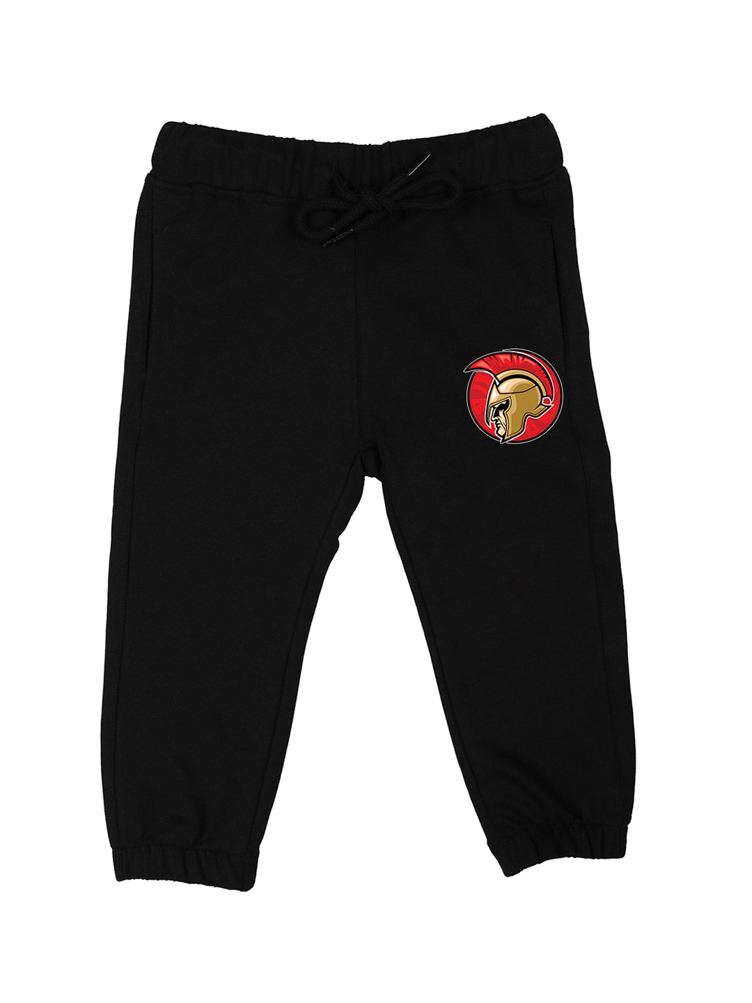 

Wear Your Mind Unisex Black Solid Straight Fit Joggers