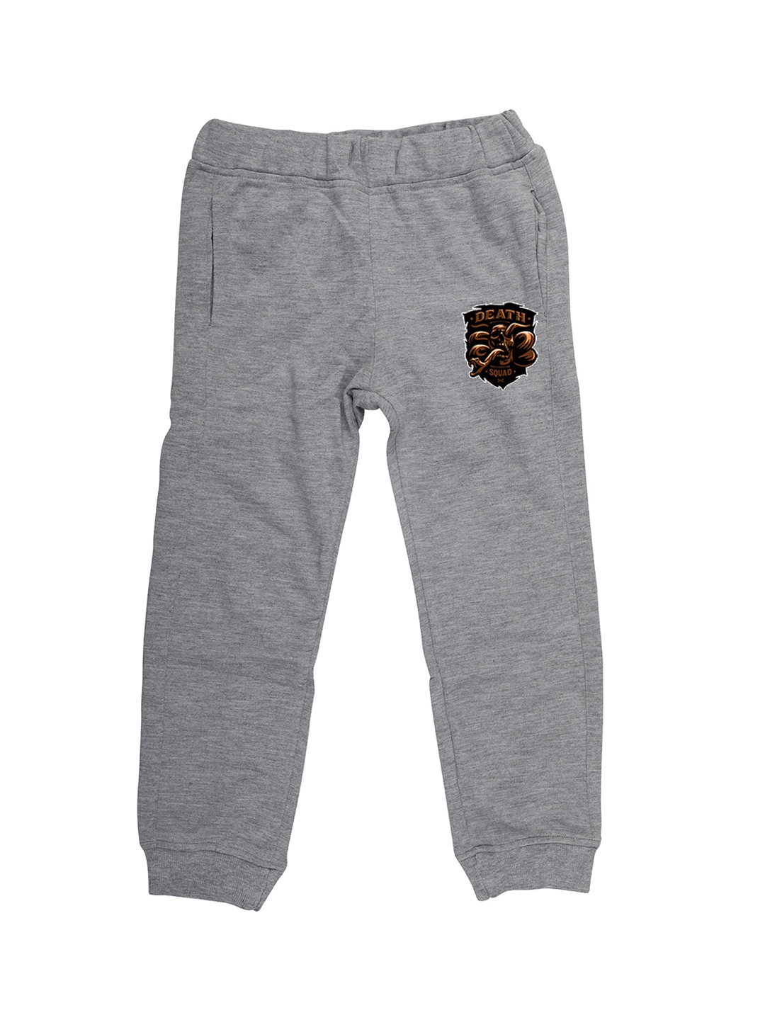 

Wear Your Mind Unisex Grey Solid Straight Fit Joggers