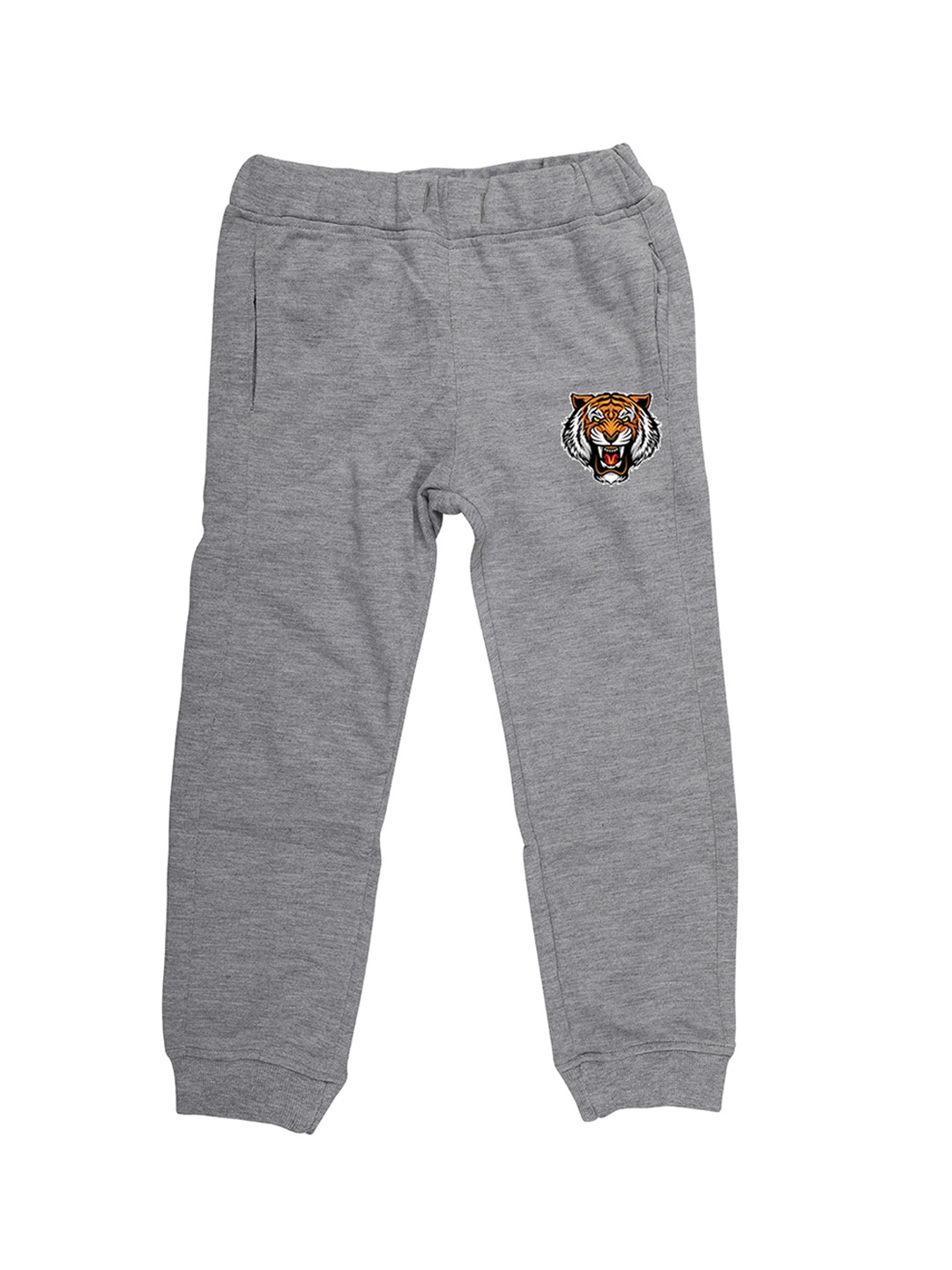 

Wear Your Mind Unisex Grey Solid Straight Fit Joggers