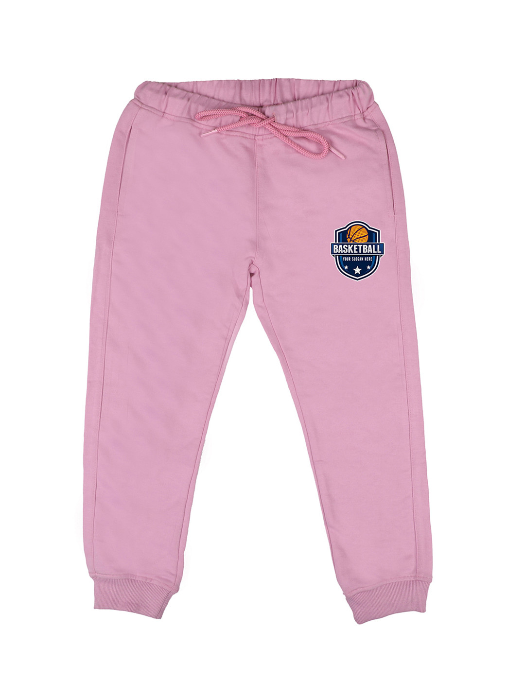 

Wear Your Mind Kids Pink Solid Straight Fit Joggers
