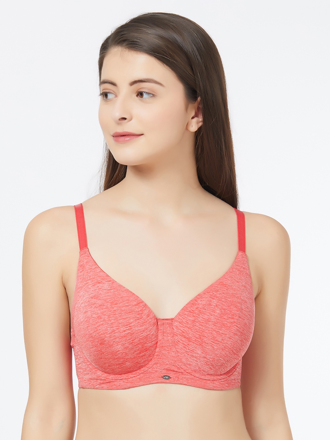 

Soie Red Bra Underwired Non-Padded Wired Full Coverage Bra
