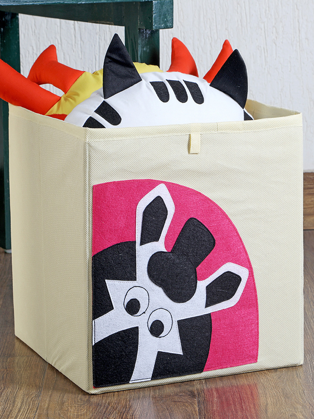 

My Gift Booth Cream Foldable Storage Cube