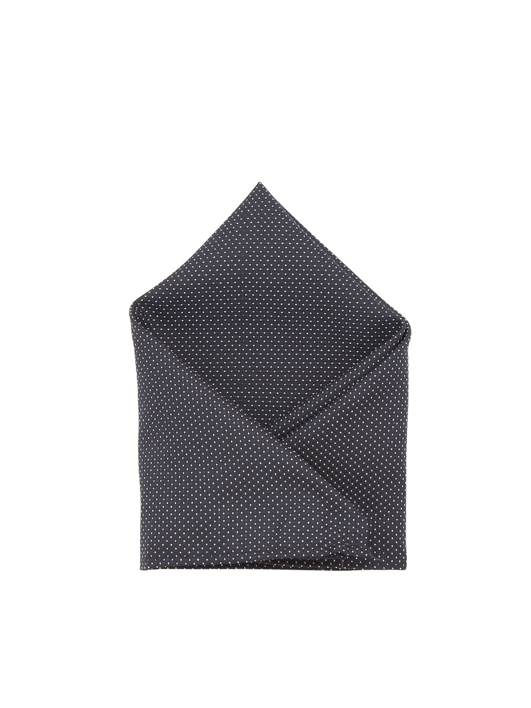 

Blacksmith Men Black Jacquard Woven Design Pocket Square