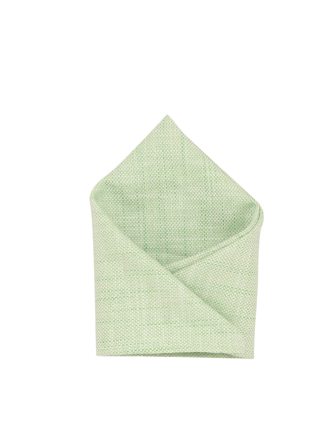 

Blacksmith Men Green Solid Pocket Square