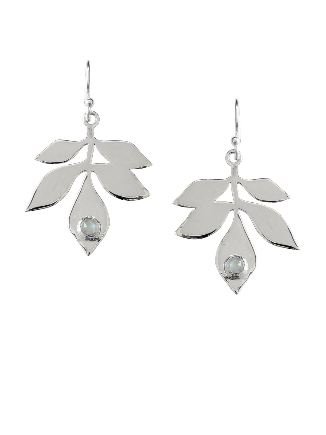 

ahilya Sterling Silver Patta Dewdrop Drop Earrings