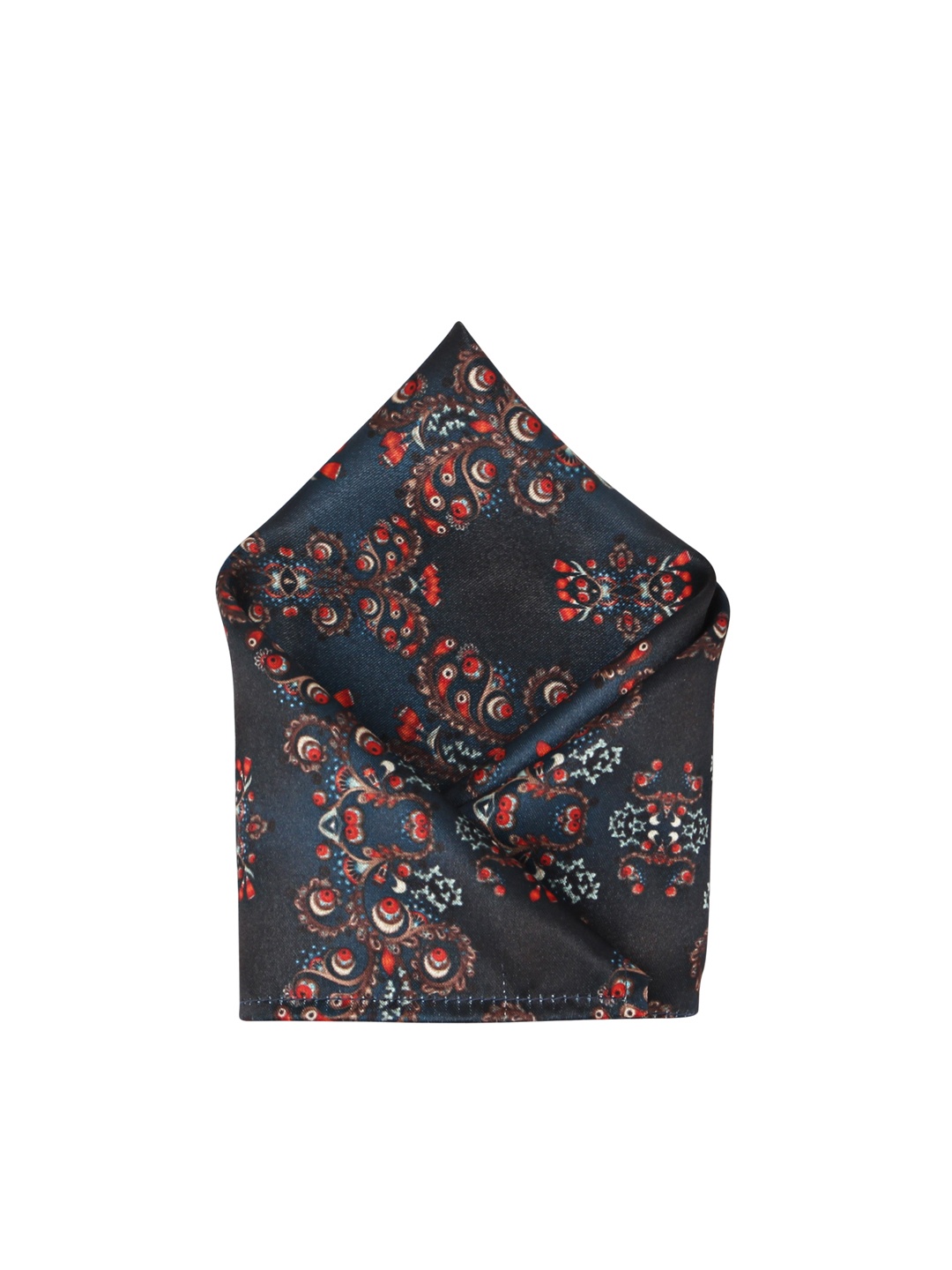 

Blacksmith Men Blue Printed Pocket Square