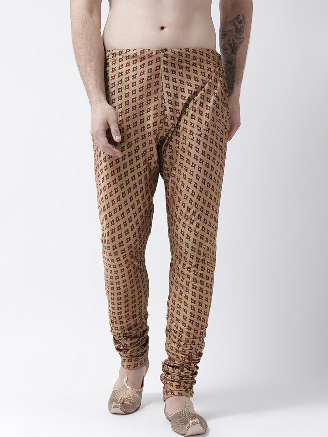 

DEYANN Men Brown Printed Ankle-Length Pyjamas