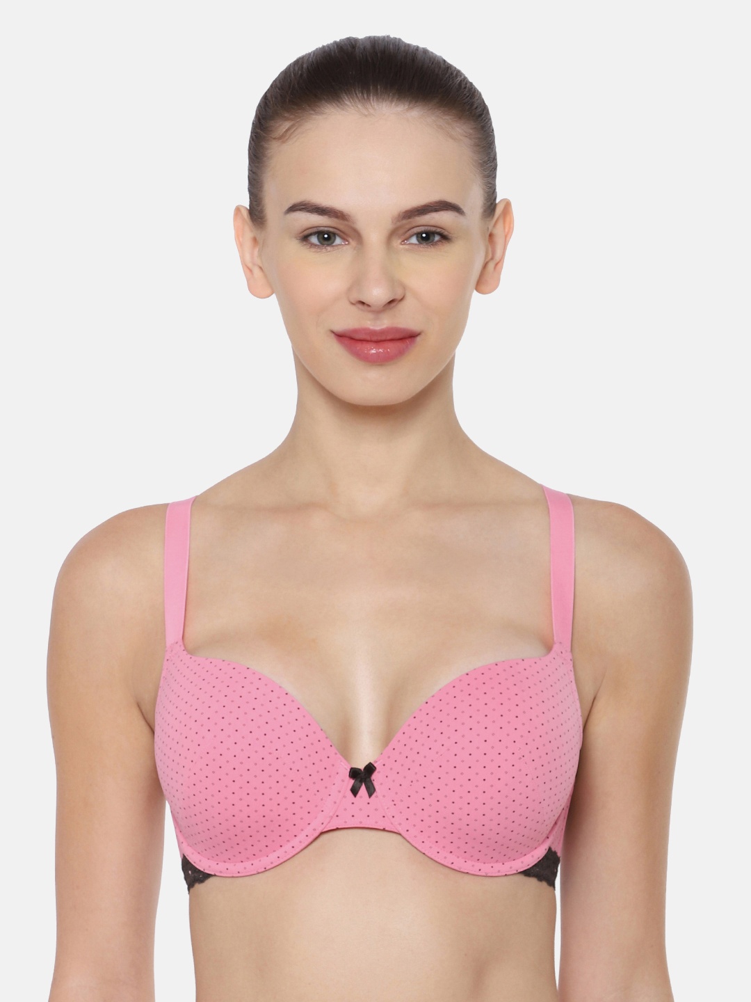 

Triumph Beauty-Full Non Padded Wired Full Cup Polka Dot Bra, Pink