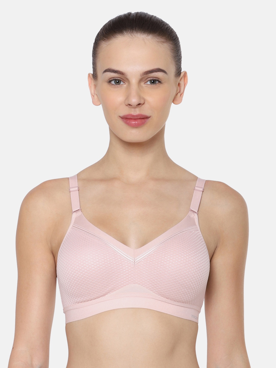 

Triumph Triaction Free Motion Padded Wireless High Bounce Control Sports Bra, Pink