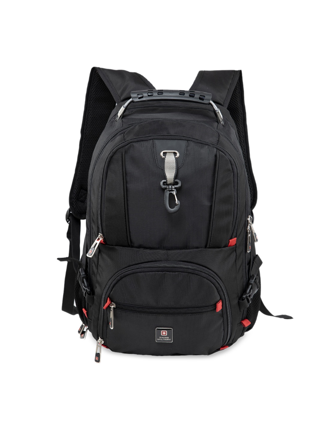 

SWISS MILITARY Unisex Black Solid Backpack