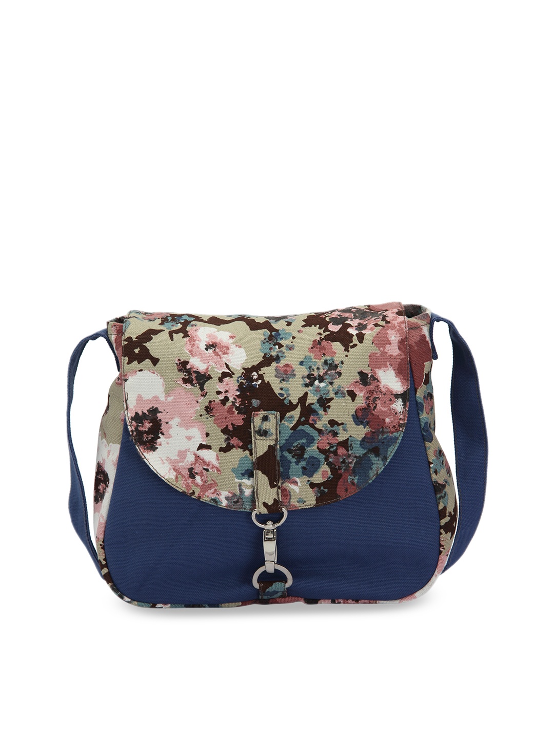 

Vivinkaa Women Blue Printed Sling Bag