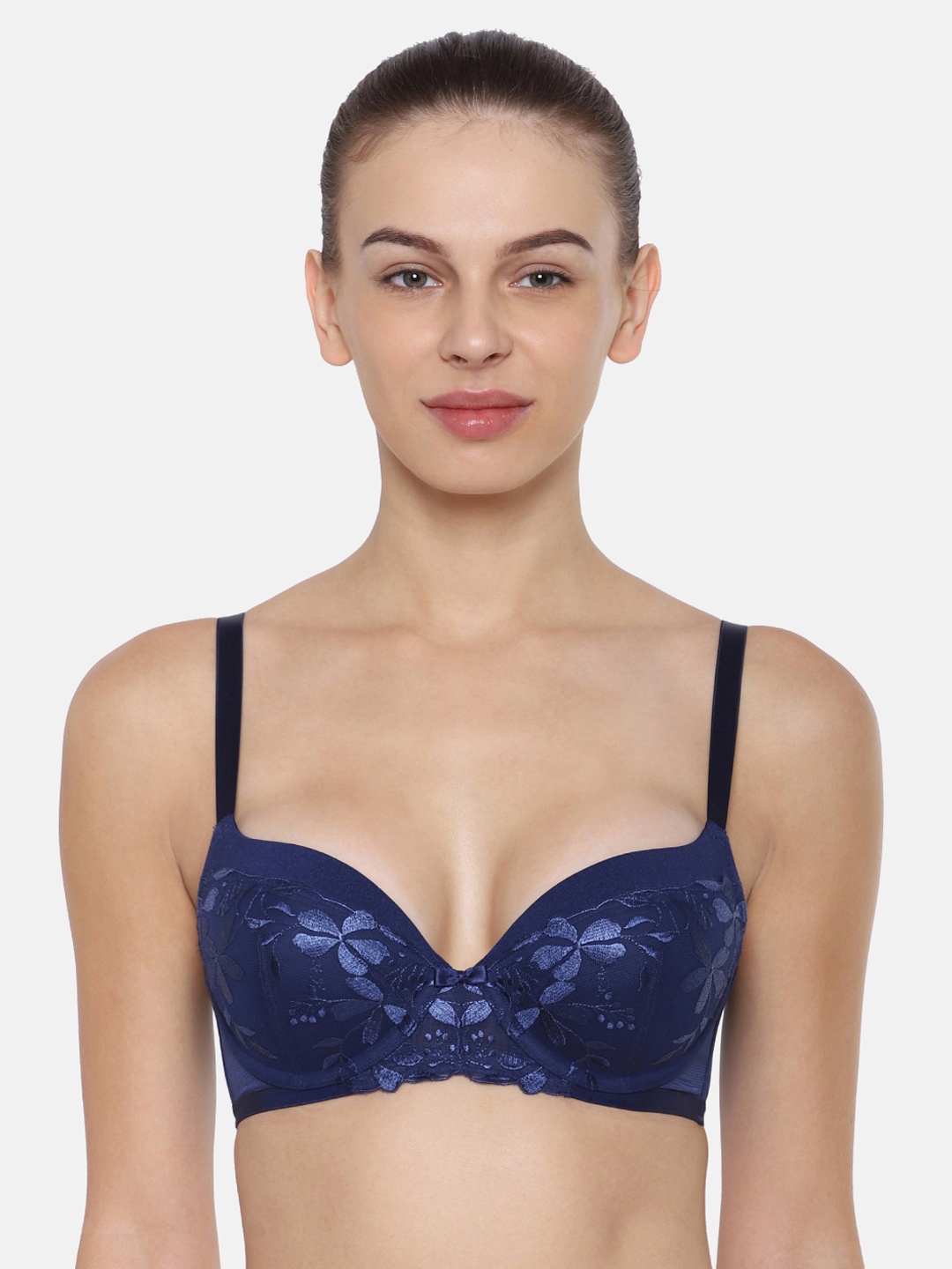 

Triumph Fashion 160 Modern Wired Padded Modern Big-Cup Bra 123I156, Blue
