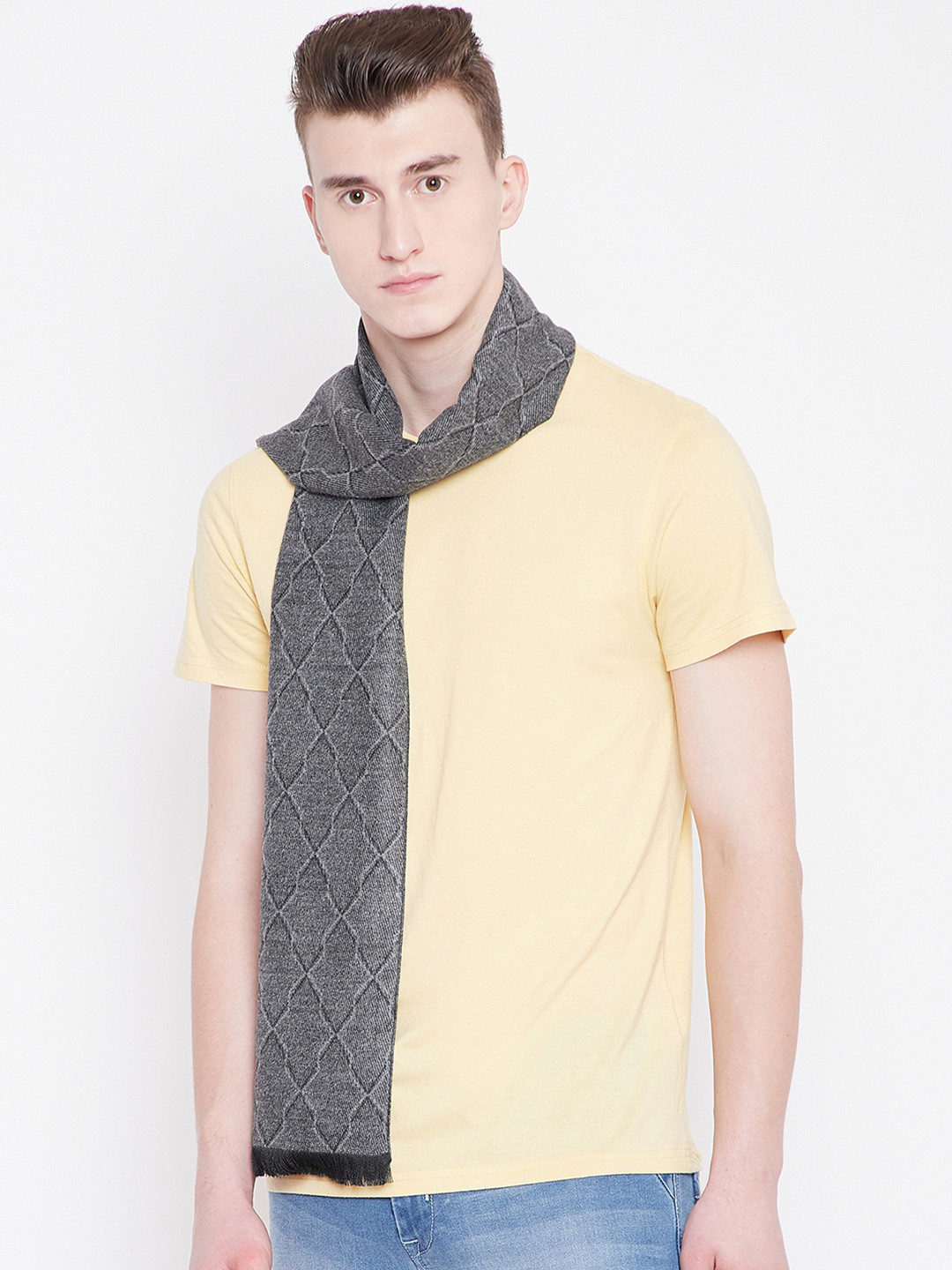 

Alvaro Castagnino Men Grey Printed Mufflers