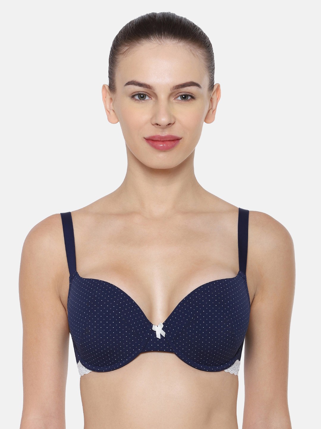 

Triumph Beauty-Full Non Padded Wired Full Cup Polka Dot Bra, Blue