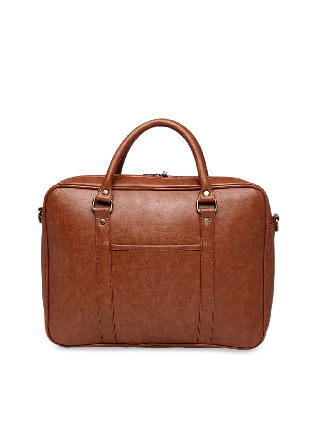 

Apsis Unisex Tan Brown Solid Laptop Bag